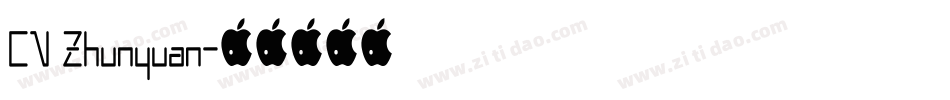 CN Zhunyuan字体转换